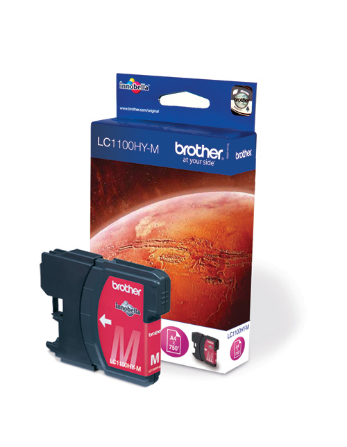 Cartucho Tinta Brother LC-1100 Magenta Original Alta Capacidad